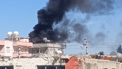 Siirtte bir tandırda çıkan yangın bitişiğinde ki tekstil atölyesi için