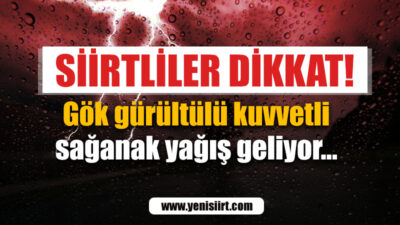 Meteoroloji Genel Müdürlüğü, Siirt’in de aralarında bulunduğu 20 il için