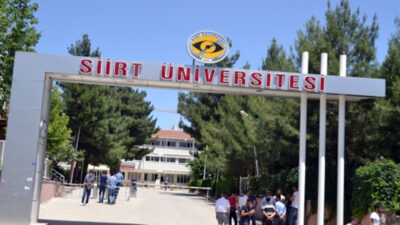 Siirt Üniversitesinin Güres Caddesi üzerinde bulunan merkez kampüsü boşaltıldı.
