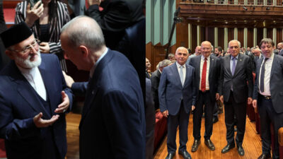 Vakıf Haftası devam ediyor. Hafta münasebetiyle Cumhurbaşkanlığı külliyesinde bir tören