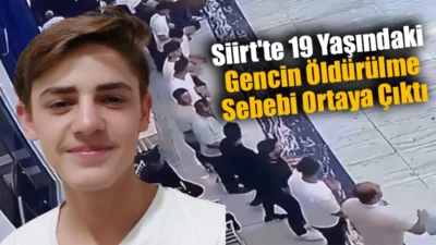 Geçtiğimiz haftalarda Siirt’in Kurtalan ilçesinde bir düğün salonunda işlenen cinayetin