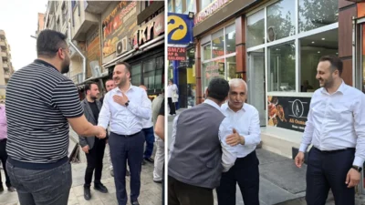 Siirt’te AK Parti İl Başkanı Av. Bahri Caner Özturan ve