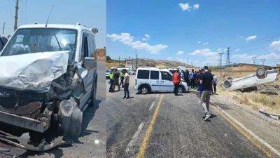 Siirt’in Şirvan yolu üzerinde, Organize Sanayi Bölgesi yakınlarında iki hafif