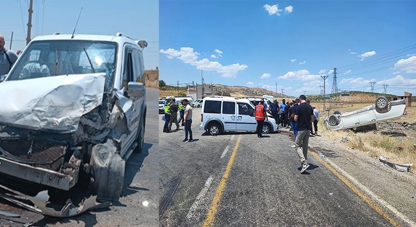 Siirt’in Şirvan yolu üzerinde, Organize Sanayi Bölgesi yakınlarında iki hafif