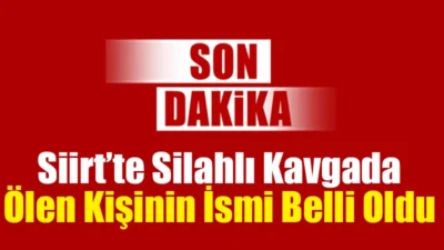 Siirt’in Eruh ilçesinde bugün sabah saatlerinde Dönerdöver köyünde gerçekleşen silahlı