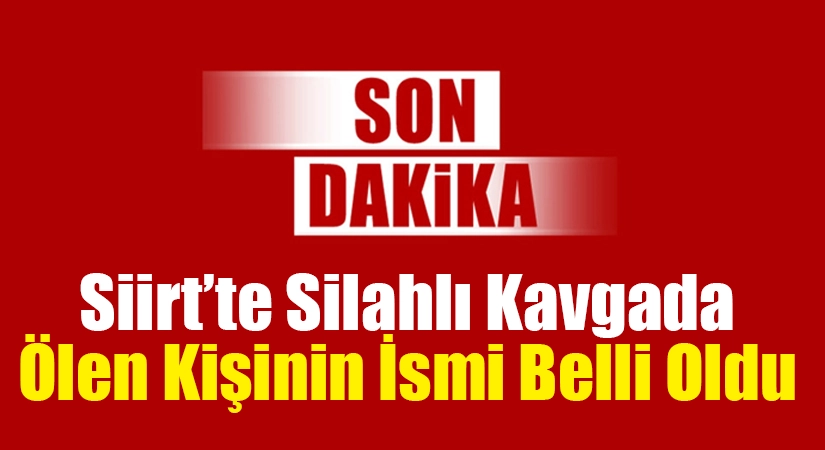 Siirt’in Eruh ilçesinde bugün sabah saatlerinde Dönerdöver köyünde gerçekleşen silahlı