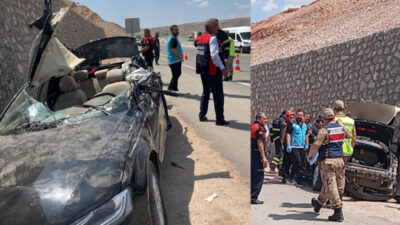 Siirt Kurtalan karayolu 3 Yol Mevkii’nde meydana gelen trafik kazasında