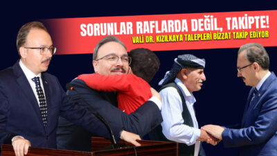 Siirt Valisi Kemal Kızılkaya, mahalle muhtarları ve mahalle sakinleriyle yaptığı