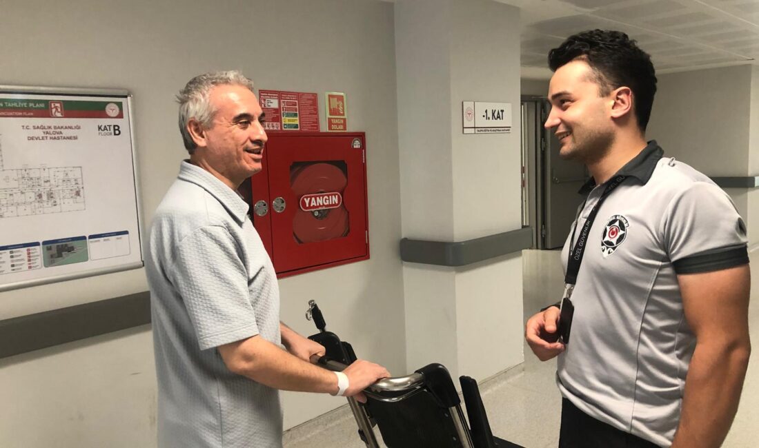 HASTANENİN KAHRAMANI VE HAYIR BABASI BAYRAMCAN ŞAHİN Yalova Eğitim ve