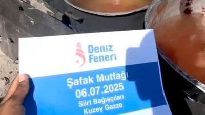 Deniz Feneri Derneği, Gazze’de savaşın yanı sıra açlıkla mücadele eden