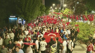 Siirt’te 15 Temmuz Demokrasi ve Milli Birlik Günü etkinliği, Türk