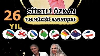 Siirtli Özkan olarak bilinen hemşerimiz Özkan Tatlıses müzikte başarıya koşuyor.