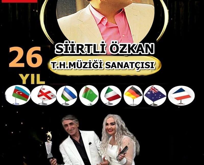 SİİRTLİ ÖZKAN BAŞARIYA KOŞUYOR! İKİ YENİ ESERİYLE LİSTELERDE Siirtli Özkan olarak bilinen hemşerimiz Özkan Tatlıses müzikte başarıya koşuyor.