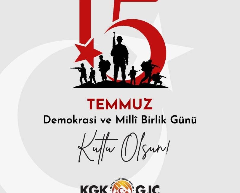 Küresel Gazeteciler Konseyi (KGK) Yönetim Kurulu tarafından 15 Temmuz Demokrasi