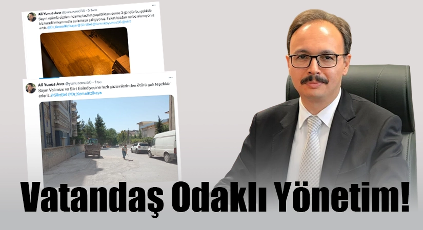 Siirt Valisi Kızılkaya, Vatandaşın Yanında! Siirt Valisi Dr. Kemal Kızılkaya, vatandaşların her türlü talebine büyük