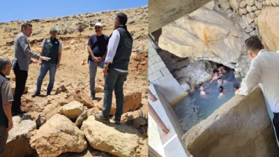 Siirt şehir merkezinde yıllar önce baraj altında kalan Billoris Kaplıcası
