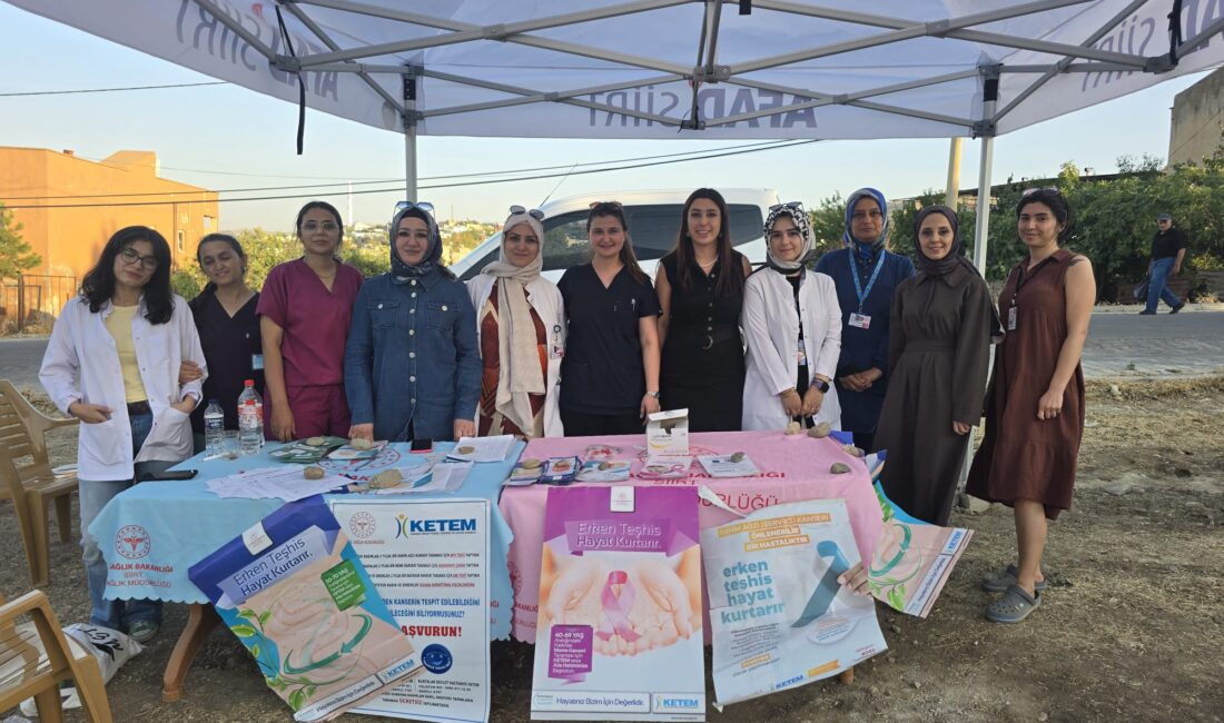 Siirt’te Mobil Kanser Tarama Aracı Mahalle Mahalle Dolaşıyor Siirt İl Sağlık Müdürlüğü’nün kanserle mücadele kapsamında başlattığı mobil tarama