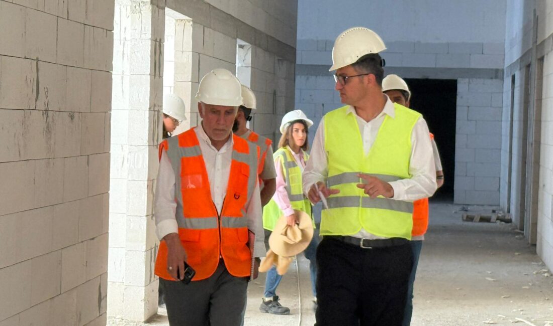 İl Sağlık Müdürü Uzm. Dr. Besim Hacıoğlu, yapımı devam eden