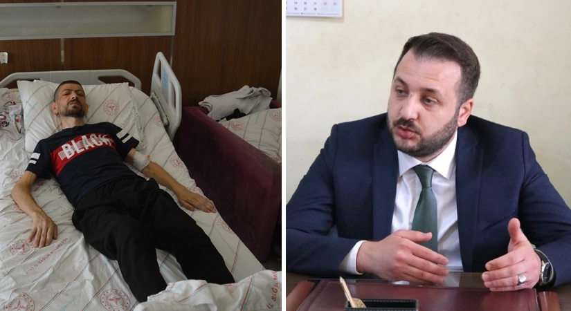 Kanser Hastası Bedri Nas İçin AK Parti Siirt İl Başkanı Özturan Devreye Girdi! Ankara’ya Sevk Edildi Siirt’te yaşayan 40 yaşındaki 4 çocuk babası Bedri Nas, ülserle