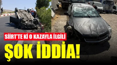 Siirt’in Veysel Karani Mahallesi Kurtalan Caddesi üzerinde meydana gelen trafik