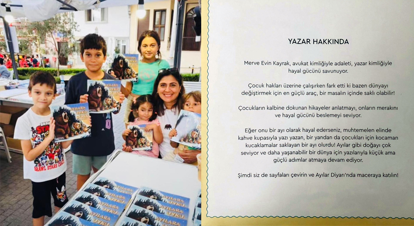 Mudanya Kitap Fuarında İlgi Odağı Olan Hemşerimizden Yeni Masal Hemşerimiz. Fikriye Merve Evin Kayrak Ayılara Uyku Gerek adlı masal