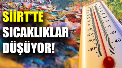 Kavurucu Yazın Ardından Siirt’te Sonbahar Nefesi! Sıcaklıklar 30 Derecenin Altına İndi Yaz boyunca Türkiye genelinde sıcaklık rekorlarının kırıldığı illerin başında gelen