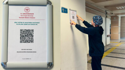 Siirt Eğitim ve Araştırma Hastanesi’nde “QR Kod Temizlik Uygulaması” Başladı Siirt Eğitim ve Araştırma Hastanesinde artık temizlik süreçleri artık dijital