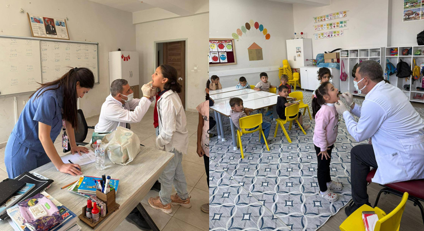 Siirt İl Sağlık Müdürlüğü tarafından, çocuklarda ağız ve diş sağlığı