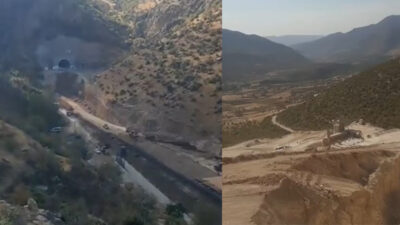 Eruh’un Ulaşımda Can Damarı Olacak Tünel Projesinde Sona Yaklaşıldı Huzura kavuşan Siirt ve Şırnak’ta, güvenliğin sağlandığı dağlarda açılan tüneller