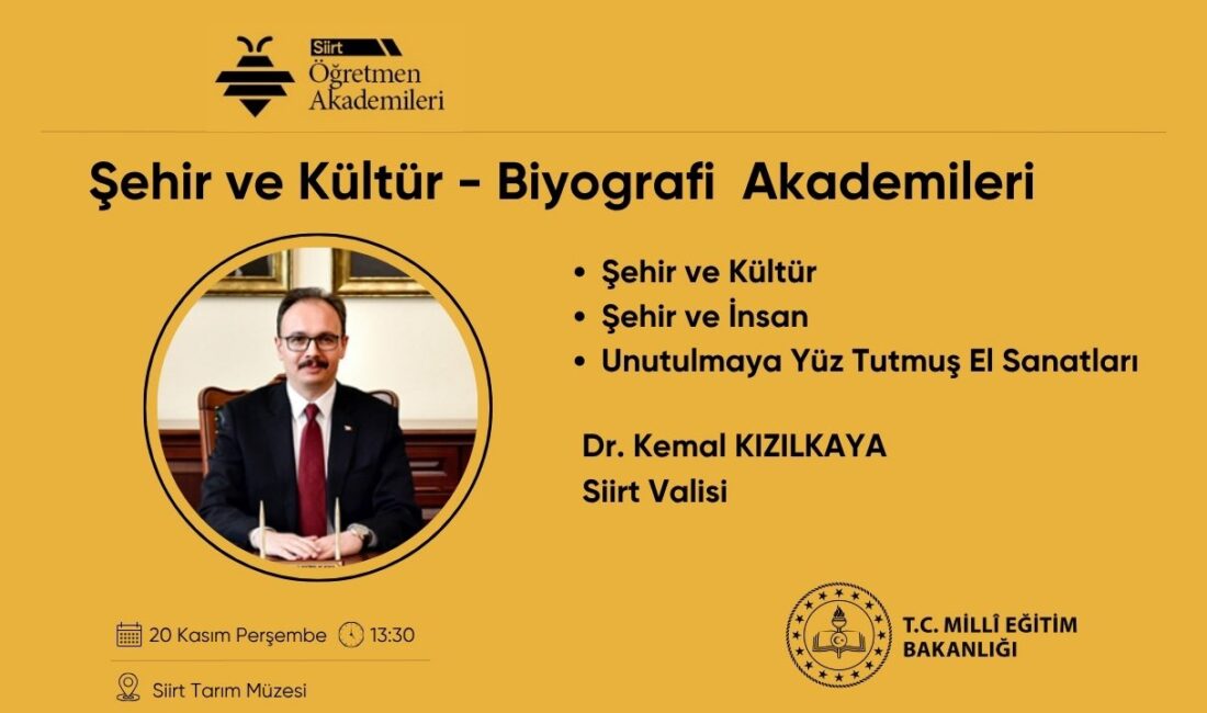 Siirt İl Milli Eğitim Müdürlüğü tarafından Milli Eğitim Bakanlığı himayesinde