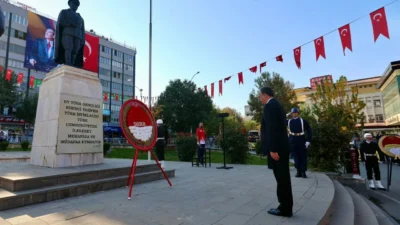 Cumhuriyetimizin banisi Gazi Mustafa Kemal Atatürk’ün aramızdan ayrılışının 87. yıl