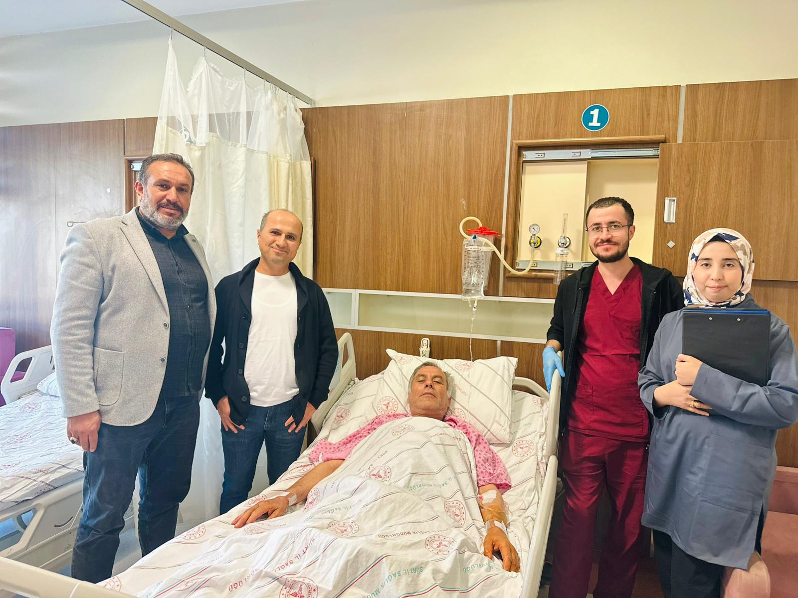 Siirt Eğitim ve Araştırma Hastanesi’nde yapılan iki başarılı kalp damar