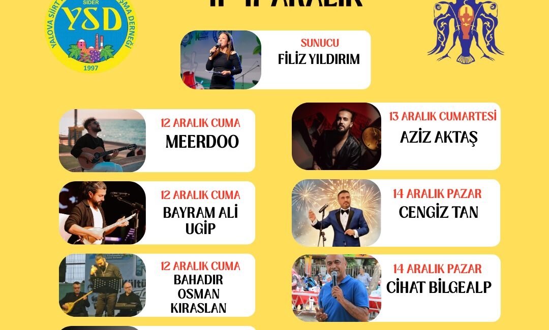 Yalova da Siirt ve Erzincan kardeşliği gerçekleşiyor. Yalova Siirtliler Derneği