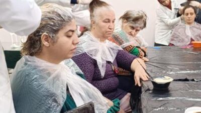 Siirt’te engelli bireylere sağlık ve estetik hizmeti verildi.