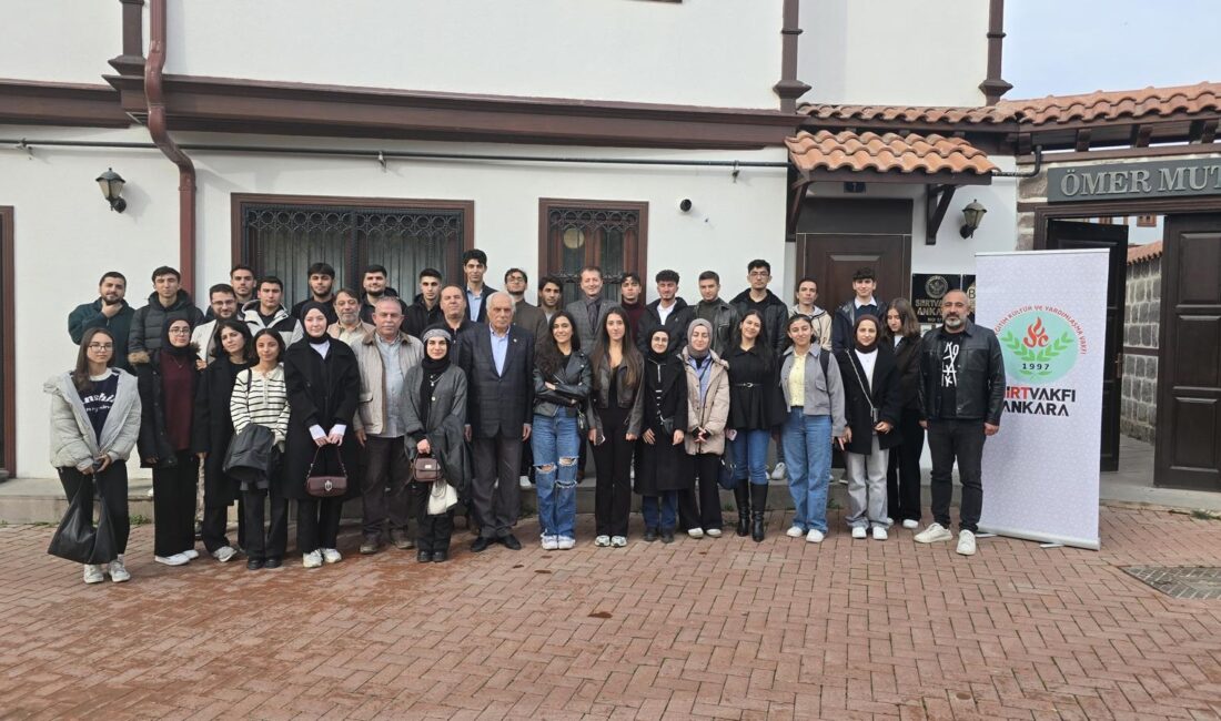 Ankara Siirt vakfı bu ilde okuyan yüksek öğrenim öğrencilerini Vakfın