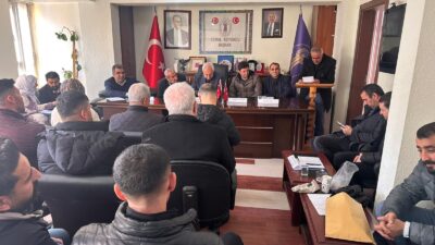 Siirt Esnaf ve Sanatkarlar Odaları Birliği Başkanlığında genel kurul ve