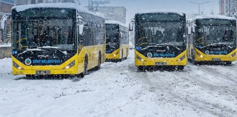 İlimizde etkisini sürdüren yoğun kar yağışı ve buzlanma nedeniyle kent