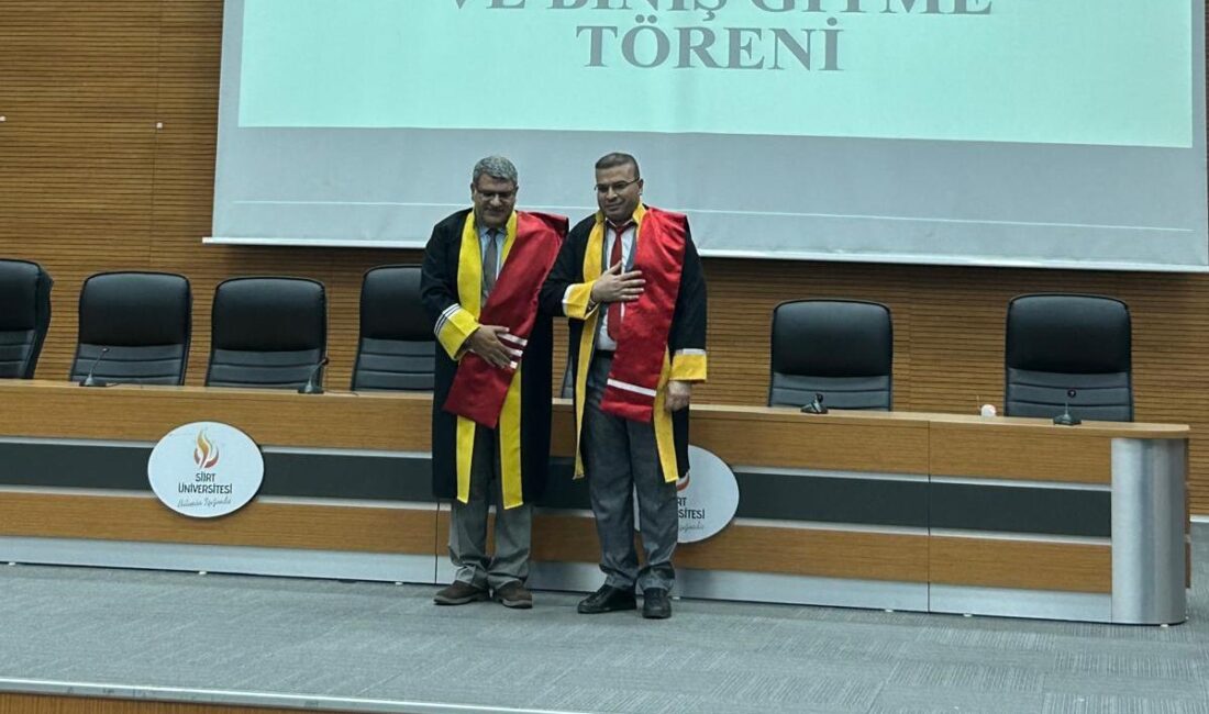 Başarılı Doktor Dr. Mamiş Akademik Binişini Giydi Siirt Üniversitesi’nde düzenlenen törende akademik unvanlarında yükselme sağlayan öğretim üyeleri