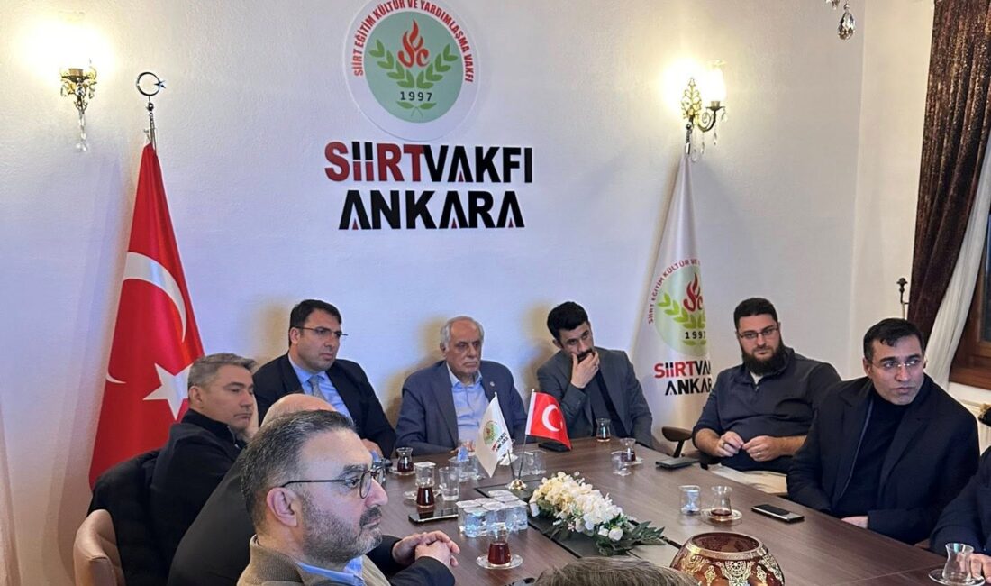 Siirt Vakfı Ankara Şubesi’nde Aile Danışma Projesi Tanıtıldı Siirt’te aile kurumunun güçlenmesi ve toplum içerisinde dayanışma yardımlaşmanın arttırılması