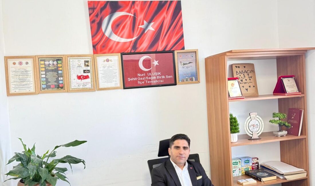 Şehit gazi sağlık birlik Sendikası Kurtalan ilçe başkanı Nuri Uluışık