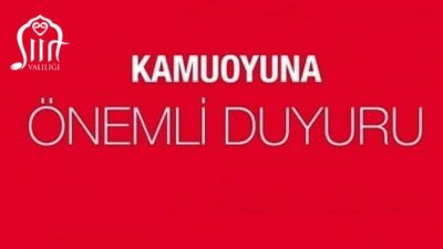 Siirt Valiliği tarafından yapılan açıklamaya göre, il genelinde devam eden