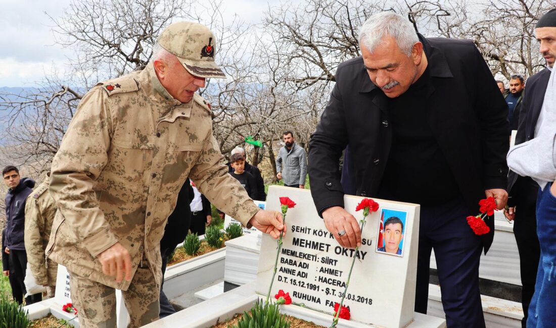 Siirt’te Ekmekçiler Köyü’ndeki Şehitler Dualarla Anıldı! 30 Mart 2018 tarihinde Siirt ili Merkez ilçesi Ormanardı Köyü