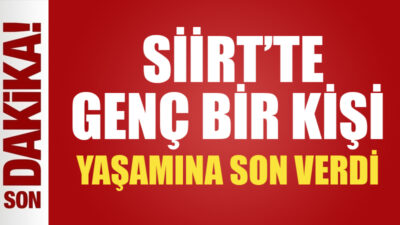 Siirt’in Kooperatif Mahallesi Huzur 2 Sitesi yakınlarında 20 yaşlarında olduğu