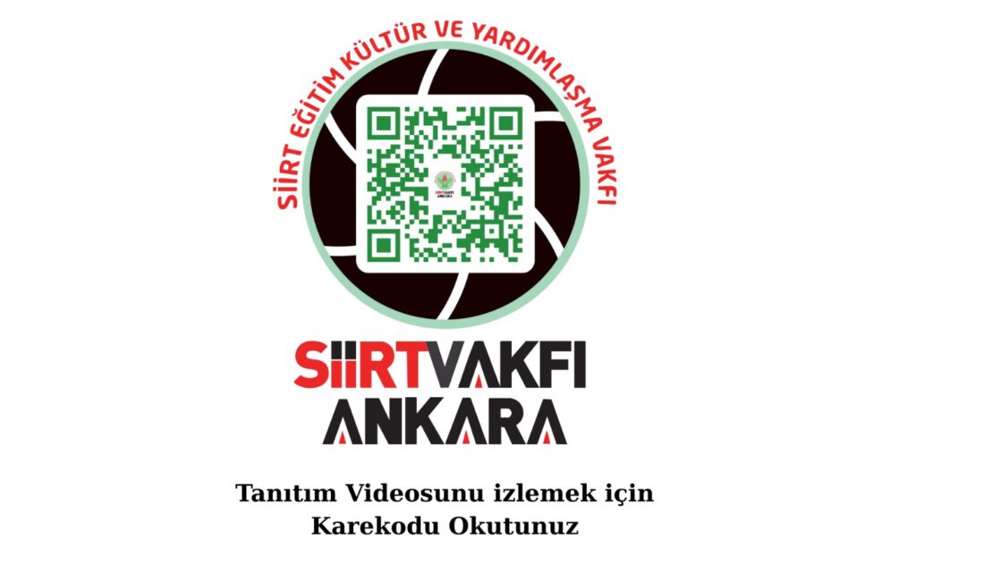 Siirt vakfı Ankara Şubesi Siirt’in tanıtımına katkı yapacak bir porselen