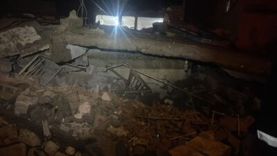 Siirt merkez Çal Mahallesi 207. Sokak’ta bulunan 2 katlı metruk