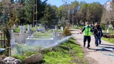 Siirt Belediyesi Park ve Bahçeler Müdürlüğü ekipleri, bahar aylarının gelmesiyle