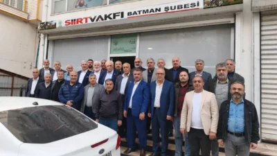 Siirt vakfı Ankara Şubesinden bir heyet Batman’da temaslarda bulundu.