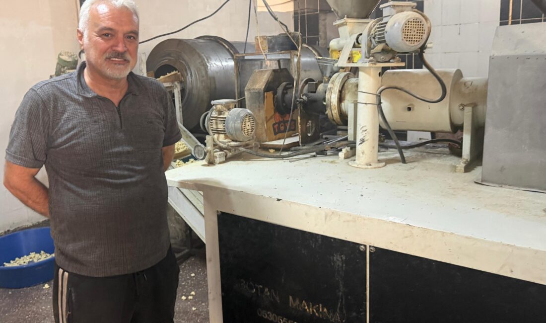 Gökçebağ beldesinde faaliyet gösteren bir işletme, ürettiği mısır cipslerini Güneydoğu