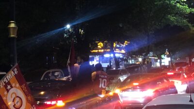 Ligin bitimine bir hafta kala şampiyonluğunu ilan eden Galatasaray’da coşku