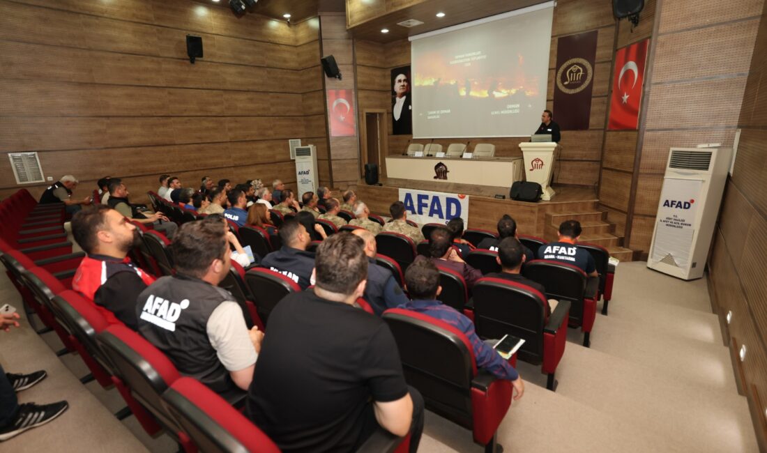 Siirt’te olası orman yangınlarına karşı hazırlık kapasitesinin artırılması amacıyla “Orman